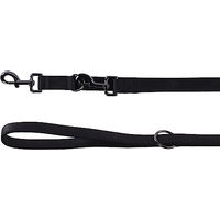 Produktbild von Flamingo Schleppleine Trainingsleine aus Nylon Schwarz 200cm - 200 cm