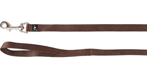 Flamingo Schleppleine Ziggi aus Nylon in Braun 100 cm x 15 mm - 1 m – Bild 1 von 2