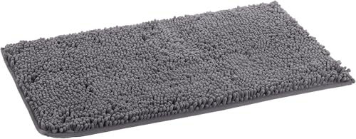 Flamingo Schmutzfangmatte Fluffy Grau 55,5 x 38,5 x 2,5 cm – Bild 1 von 6
