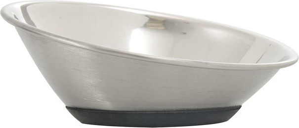 Flamingo Selecta Katzennapf aus Edelstahl für Kitten 300 ml Silber Grau - 300 ml – Bild 1 von 2
