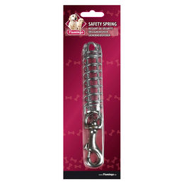 Flamingo Sicherheitsfeder Jalu aus Metall für Hundegeschirre 9,5 cm – Bild 1 von 2