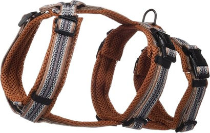 Flamingo Sicherheitsgeschirr Ubud für Hunde Schwarz Nylon Größe S – Bild 1 von 3