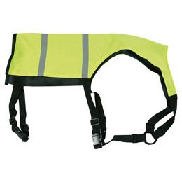 Flamingo Sicherheitsmantel für Hunde Winter Grüngelb Größe S Rückenlänge 25 cm – Bild 1 von 5