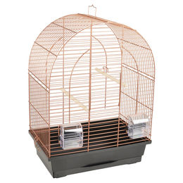 Flamingo Sittichkäfig Klara Kupfer Metall Vogelkäfig 39x25x53cm – Bild 1 von 6