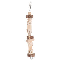 Produktbild von Flamingo Sittichspielzeug Lopie braun aus Holz für Papageien