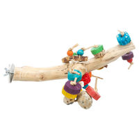 Produktbild von Flamingo Sitzstange Luanda für Vögel aus Holz in Braun