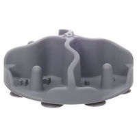 Produktbild von Flamingo Slow Feeder Einsatz für Futternapf aus Silikon Grau 8 cm Durchmesser