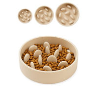 Produktbild von Flamingo Slow Feeder Hundenapf Greni Beige aus Bambus - 790 ml