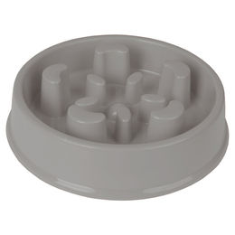Flamingo Slow Feeder Napf Bobo 2 Grau aus Kunststoff 500ml - 500 ml – Bild 1 von 4