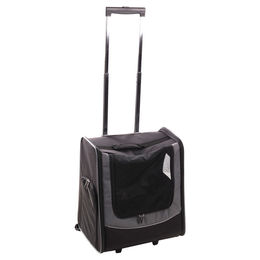 Flamingo Smart Calypto Hundetragetasche Transportbox Schwarz Größe L aus Polyester – Bild 1 von 7