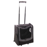Produktbild von Flamingo Smart Calypto Hundetragetasche Transportbox Schwarz Größe L aus Polyester
