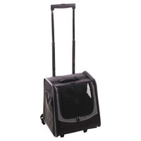 Produktbild von Flamingo Smart Calypto Hundetragetasche Transportbox Schwarz Größe M aus Polyester