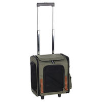 Produktbild von Flamingo Smart Trolley Adele Hundetrolley für kleine Rassen grün aus wasserabweisendem Polyester 35 x 30 x 45 cm