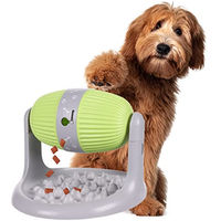 Produktbild von Flamingo Snackspender Bent verstellbar Grau Grün für Hunde 31x25x26 cm