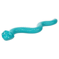 Produktbild von Flamingo Sneaky Snake Hundespielzeug aus TPR in Türkis mit Squeaker und Befüllfunktion für Intelligenzspielzeug