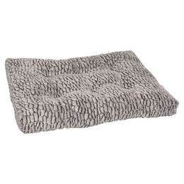 Flamingo Snoozzy Hundekissen rechteckig aus Plüsch Grau Schwarz 80 x 55 x 10 cm – Bild 1 von 4