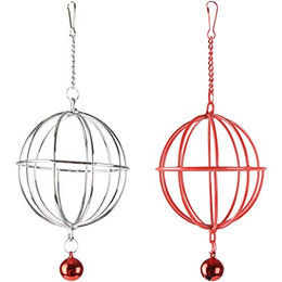 Produktbild von FLAMINGO Spielzeug Ball mit Heu und Gemüse 7 cm Braun
