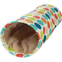 Produktbild von Flamingo Spielzeug Tunnel FIZI Zylinder aus Stoff mehrfarbig 34x14x14cm