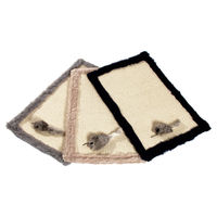 Produktbild von Flamingo Star Kratzteppich aus Sisal für Katzen mit Catnip 48x31 cm