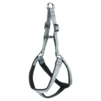 Produktbild von Flamingo Step & Go Abbi Norwegergeschirr für Hunde aus Nylon Grau Größe XS
