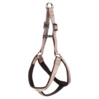 Produktbild von Flamingo Step & Go Abbi Norwegergeschirr für Hunde aus Nylon in Beige Größe XS