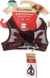 Flamingo Step&Go Bento Hundegeschirr aus Nylon in Aubergine Lila Grösse L für mittelgroße Hunde – Bild 1 von 5