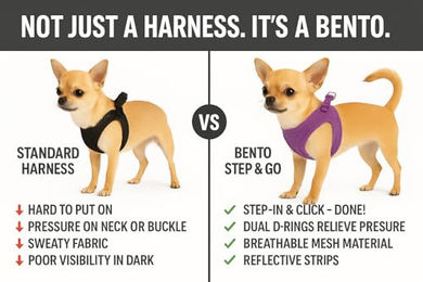 Flamingo Step&Go Bento Hundegeschirr aus Nylon Kaki Größe L für mittelgroße Hunde und Welpen – Bild 1 von 5