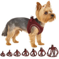 Produktbild von Flamingo Step&Go Bento Hundegeschirr für kleine Hunde und Welpen XS Aubergine