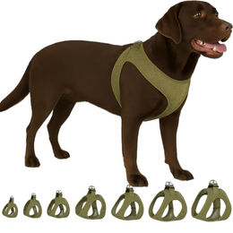 Flamingo Step&Go Bento Hundegeschirr Kaki Grün Größe XL für große Hunde – Bild 1 von 4