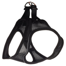 Flamingo Step & Go Bento Norwegergeschirr für Hunde Schwarz XL – Bild 1 von 3