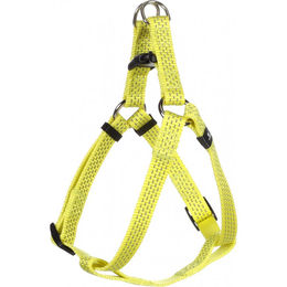 Produktbild von Flamingo Step & Go Len Sicherheitsgeschirr für Hunde und Katzen aus Nylon Gelb 25-45cm