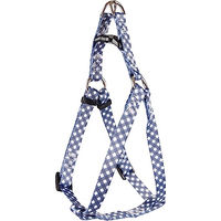 Produktbild von Flamingo Step&GO Salome Hundegeschirr Nylon Grau Weiss XS 30-40cm