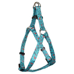 Flamingo Step & Go Samar Hundegeschirr aus Nylon in Grün Türkis Maße 30-40 cm – Bild 1 von 1