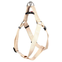 Produktbild von Flamingo Step & Go Sportgeschirr für Hunde aus Nylon beige Größe L 35-60 cm wasserabweisend