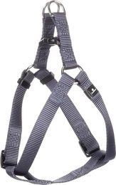 Flamingo Step & Go Sportgeschirr für Hunde aus Nylon in Granitblau Größe L 25-45 cm – Bild 1 von 3