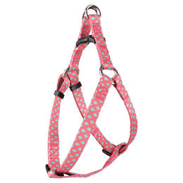 Flamingo Step & Go Sue Hundegeschirr aus Nylon rosa grün 30-40 cm – Bild 1 von 1
