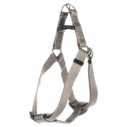 Produktbild von Flamingo Step & Go Ziggi Norwegergeschirr für Hunde aus Nylon in Beige Grau Größe M