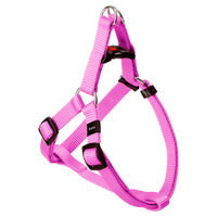 Produktbild von Flamingo Step & Go Ziggi Norwegergeschirr für Hunde aus Nylon in Rosa L 25-45 cm
