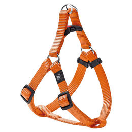 Produktbild von Flamingo Step & Go Ziggi Norwegergeschirr für Hunde Orange Nylon 20-35 cm