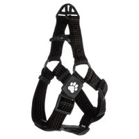 Produktbild von Flamingo Step & Go Zorba Hundegeschirr aus Nylon Schwarz Größe L