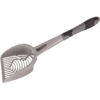 Produktbild von Flamingo Streuschaufel Gobi für Katzen Katzenstreu Reinigung Grau aus Metall 40x13,4x7,4cm