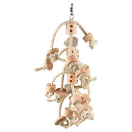 Produktbild von Flamingo Sully Kletterseil aus Natur Baumwolle für Vögel 50 cm - 50 cm