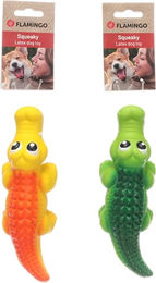 Flamingo Sundo Hundespielzeug Krokodil aus Latex mit Squeaker – Bild 1 von 4