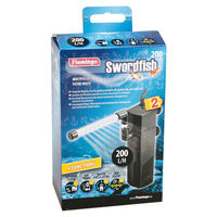 Produktbild von Flamingo Swordfish Innenfilter für Fische 200 l/h Schwarz aus Metall und Kunststoff