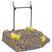 Produktbild von Flamingo TD Como Schildkröteninsel Versteck aus Nylon Größe S 24x19x8cm Grau Braun