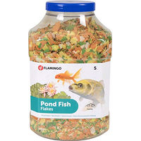 Produktbild von Flamingo Teichfutter Flocken für Goldfische und Koi 5 l - 5 l