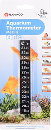 Flamingo Thermometer für Fische transparent – Bild 1 von 2