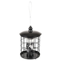 Produktbild von Flamingo Thyra Vogelfuttersilo aus Metall in Schwarz