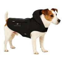 Produktbild von Flamingo Toto Regenmantel für Hunde Schwarz Polyester 35 cm Rückenlänge