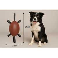 Produktbild von Flamingo Towo Rugbyball Hundespielzeug aus Kunststoff Braun für Wasser und Land